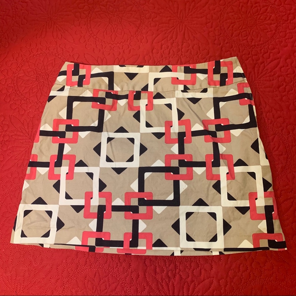 OLD NAVY Geometric Pattern Mini Skirt - 6